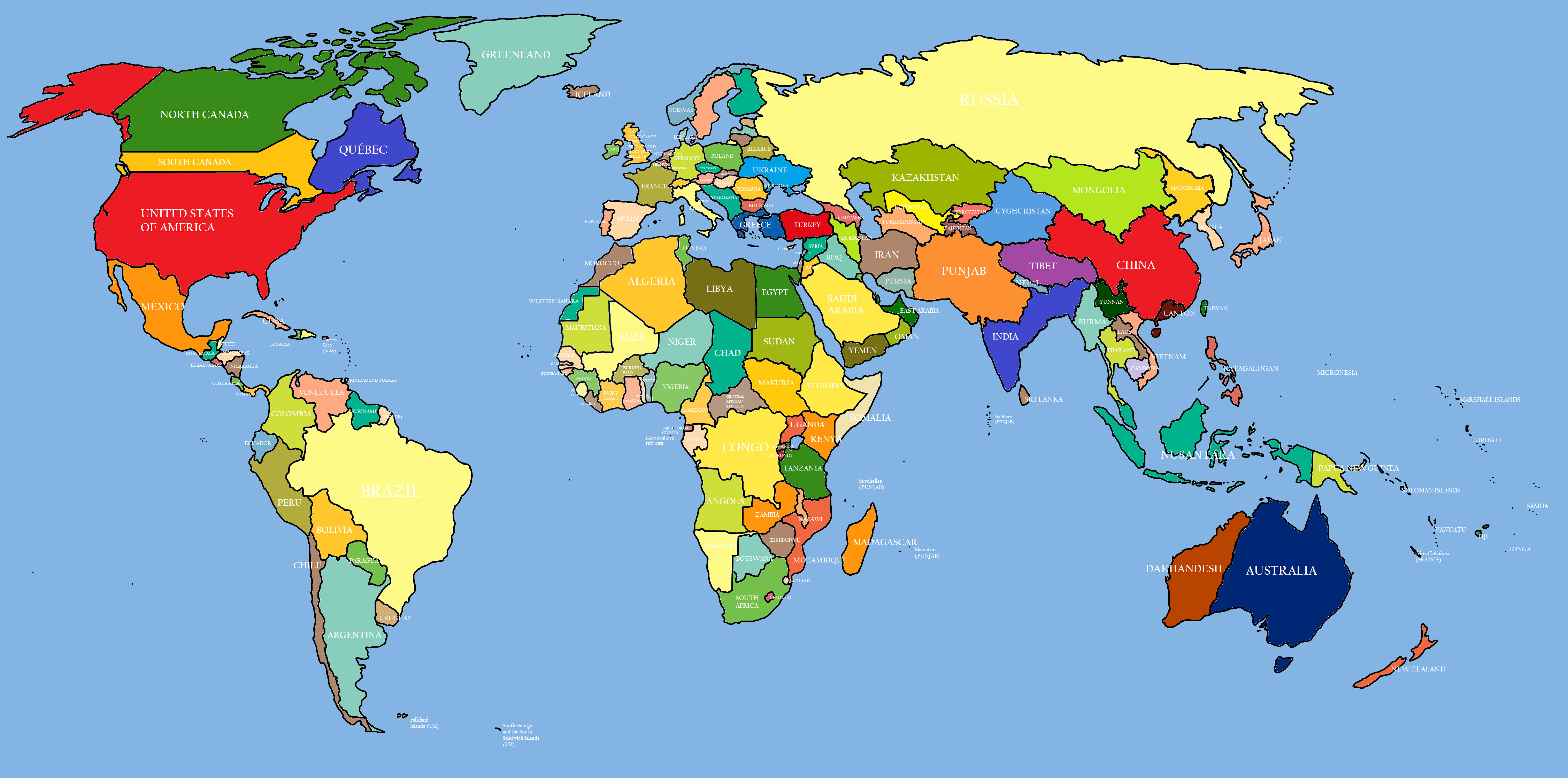 Download world map hd picture